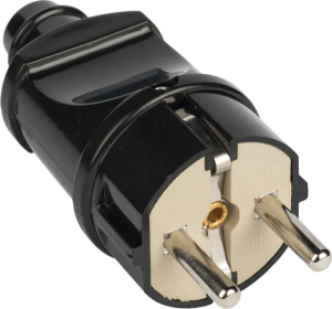 Вилка сетевая EKF PROxima 230 В 16 А черный