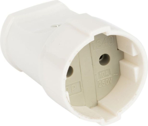 Штепсель EKF PROxima 10 А 250 В белый