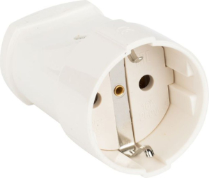 Штепсель EKF Proxima 230 В 16 А белый
