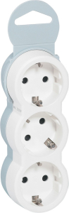 Разветвитель сетевой Legrand ЭЛИУМ 3 гнезда без заземления 16 А белый