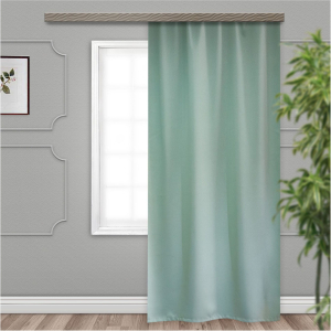 Штора портьерная WITERRA О100599 БЛЭКАУТ 135х260 см фисташка
