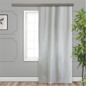 Штора портьерная WITERRA О30119 БЛЭКАУТ 135х260 см серебро