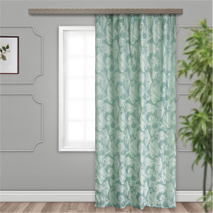 Штора портьерная WITERRA О43712 ЖАККАРД 135х260 см фисташка