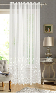 Штора тюлевая MIAMOZA 300х270 см белая