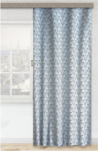 Штора портьерная WITERRA Childlike 145 см 1 шт голубая