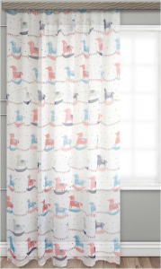 Штора тюлевая WITERRA Лошадки вуаль 300 см 1 шт