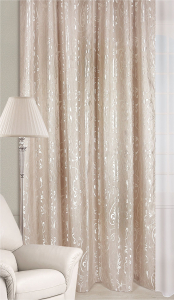 Штора портьерная Аманда 270x200 см 1 шт бежевая