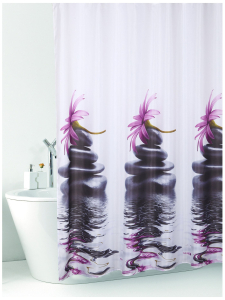 Штора для ванны Dasch Дзен 180х200 см многоцветная