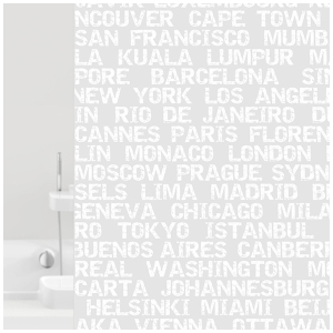 Штора для ванны Bacchetta City 180х200 см бежевая