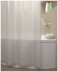 Штора для ванны IDDIS 200х180 см белая