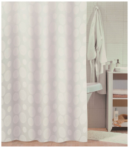 Штора для ванны IDDIS White Mist 180х180 см белая