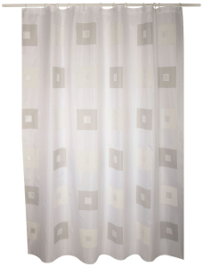 Штора для ванны MSV Block 180х200 см бежевая