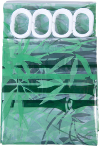 Штора для ванны Aquarius Бамбук 850026 180х200 см зеленая