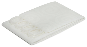 Штора для ванны Aquarius Ромбы HSP299-B 180х200 см зеленая