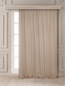 Штора портьерная MS 87200-106/150 PB 140х270 см бежевая 1 шт