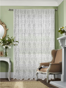 Штора тюлевая Gallery HX 24G 99050/280 KW 300х270 см белая 1 шт