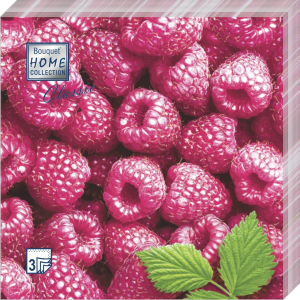 Салфетки Малина бумажные 16,5x16,5 см