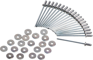 Заклепки трубчатые LUX-TOOLS Classic 3х10 мм с шайбой 20 шт