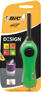Бытовая зажигалка BIC Megalighter Design 0,3 мл
