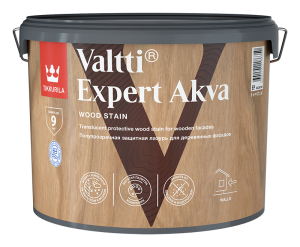 Лазурь антисептическая Tikkurila Valtti Expert Akva Бесцветный 9 л полуматовая