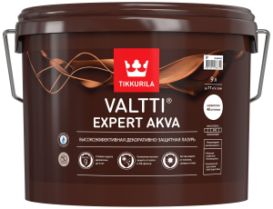 Лазурь антисептическая Tikkurila Valtti Expert Akva Дуб 9 л полуматовая