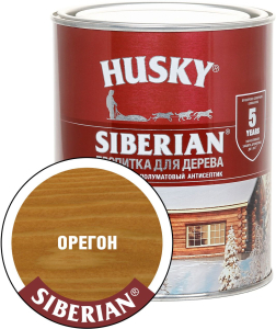 Антисептик HUSKY Siberian орегон 0,9 л полуматовый