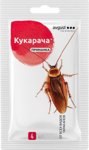 Приманка для тараканов Avgust Кукарача 4 шт