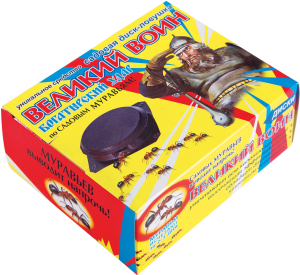 Средство защитное от муравьев Великий воин диск-ловушка набор 5 шт