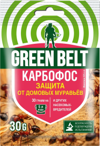 Средство защитное от домовых муравьев GREEN BELT Карбофос 30 г