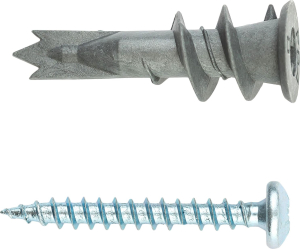 Анкер для гипсокартона с шурупом ЕВРОПАРТНЕР PBAM 10х39 мм УСИЛЕННЫЙ 25 шт.