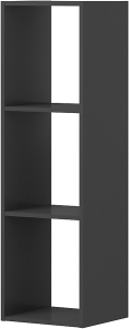 Стеллаж универсальный ФЕЛИКС ЛДСП 124х37х34 см антрацит
