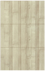 Панель ДВП листовая Натуральное дерево 1220х2440х3 мм