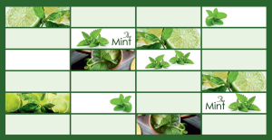 Панель ПВХ листовая Мята 480х955х3 мм