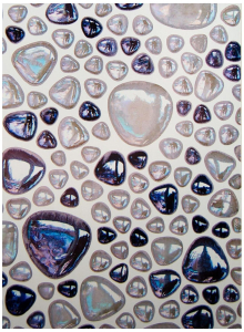 Панель ПВХ листовая Перламутровый пляж 250х2700х8 мм