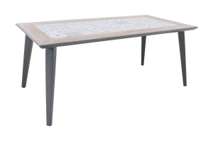 Стол Greenmount серый 183x92,5x74 см