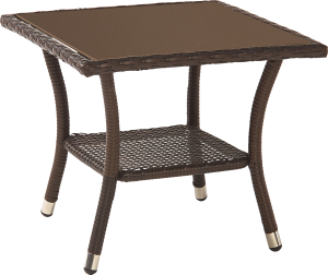 Стол Davenport 497052 стеклянный 50x50x45 см