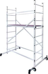 Вышка-тура алюминиевая Новая Высота NV 1410 2 секции 8 ступеней 170 см