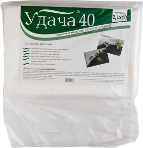 Укрывной материал Удача 40 г/кв. м 2,1x10 м