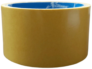 Клейкая лента X-Glass двусторонняя 50 мм х 5 м желтая 