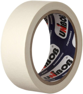 Малярная лента UNIBOB 48 мм х 25 м белая