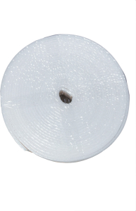 Кромочная демпферная лента с фартуком самоклеящаяся 100x8 мм 20 м белая