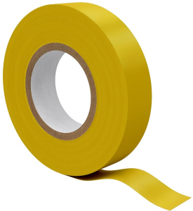 Изолента REV 15 мм х 20 м х 0,13 желтая 