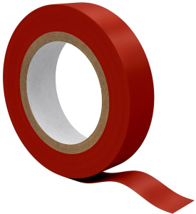 Изолента REV 15 мм х 10 м х 0,13 мм красная