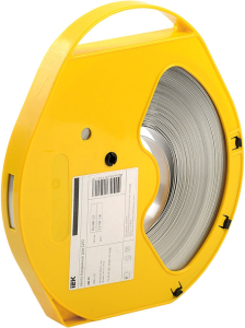 Бандажная лента IEK  20 мм х 50 м х 0,7 мм серая