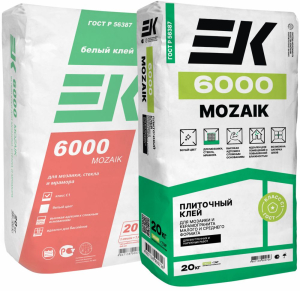 Плиточный клей EK 6000 MOZAIK 20 кг