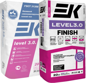 Наливной пол финишный EK level 3.0 20 кг