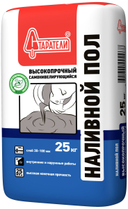 Наливной пол цементный Старатели Высокопрочный 25 кг