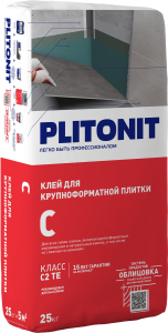 Плиточный клей цементный PLITONIT ПЛИТОНИТ С 25 кг