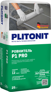 Ровнитель для пола цементный PLITONIT P1 PRO 25 кг