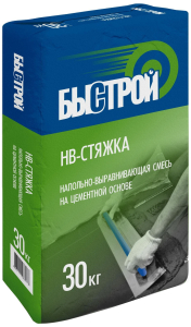 Стяжка цементная БЫСТРОЙ НВ-Стяжка 30 кг